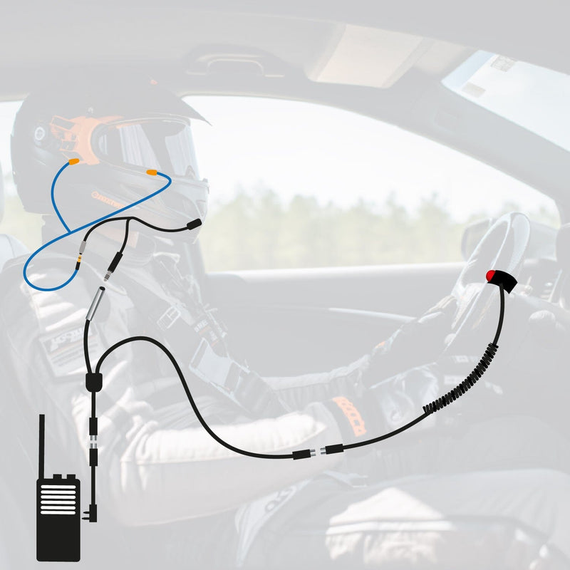 Load image into Gallery viewer, Rugged Radios NASCAR and IMSA Racing Communication System for Driver Only
