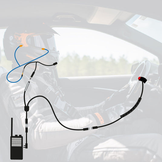 Rugged Radios NASCAR and IMSA Racing Communication System for Driver Only