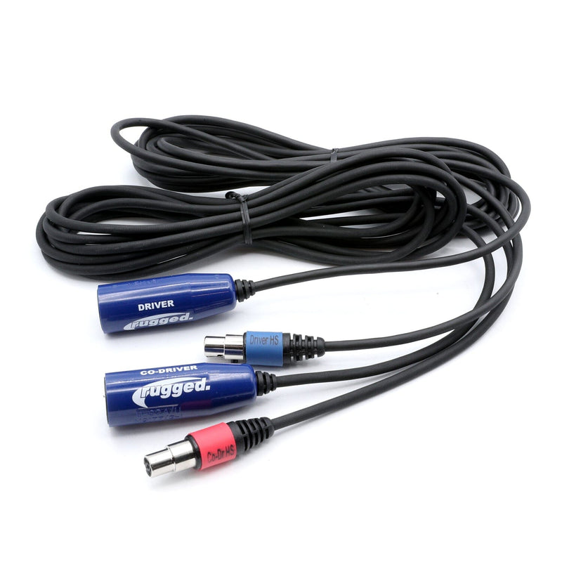 Load image into Gallery viewer, Rugged Radios OFFROAD Driver and Co-Driver Intercom Cable Bundle
