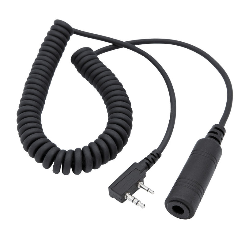 Load image into Gallery viewer, Rugged Radios OFFROAD Headset / Helmet Coil Cord Cable for Rugged Radios and Kenwood Radios
