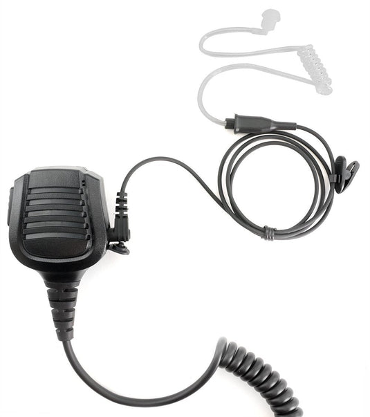 Rugged Radios PATROL Moto Kit - Ear Piece and Hand Mic