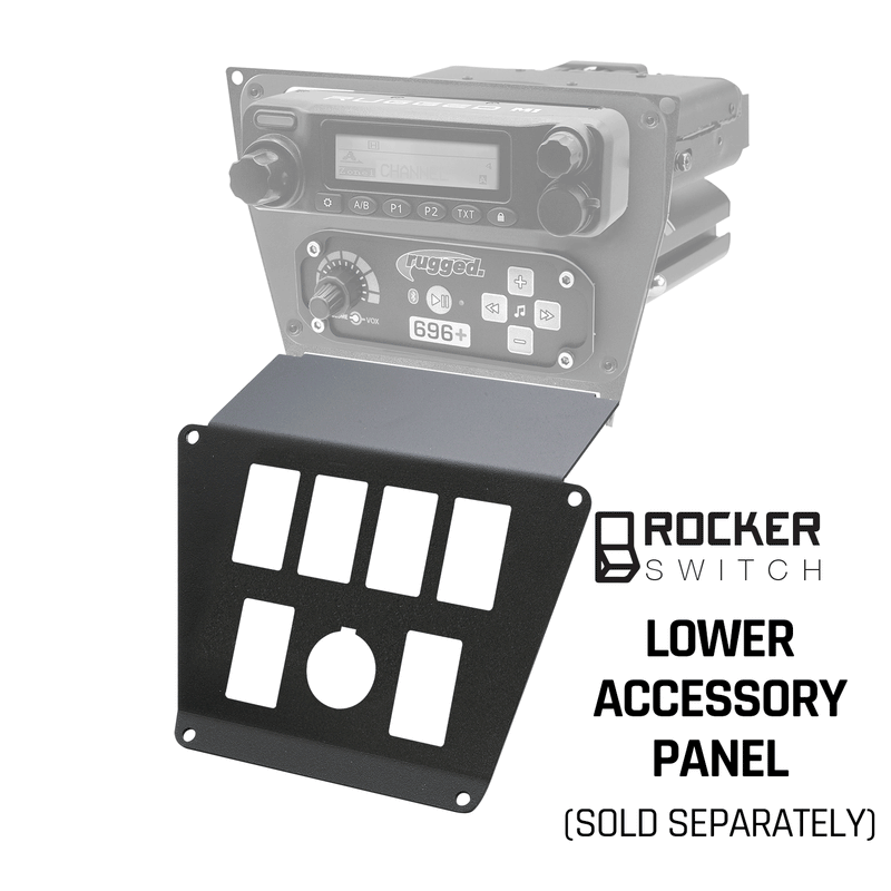 Load image into Gallery viewer, Rugged Radios Polaris RZR PRO XP - Turbo R - Pro R - Complete Communication Kit with Bluetooth Intercom and 2-Way Radio

