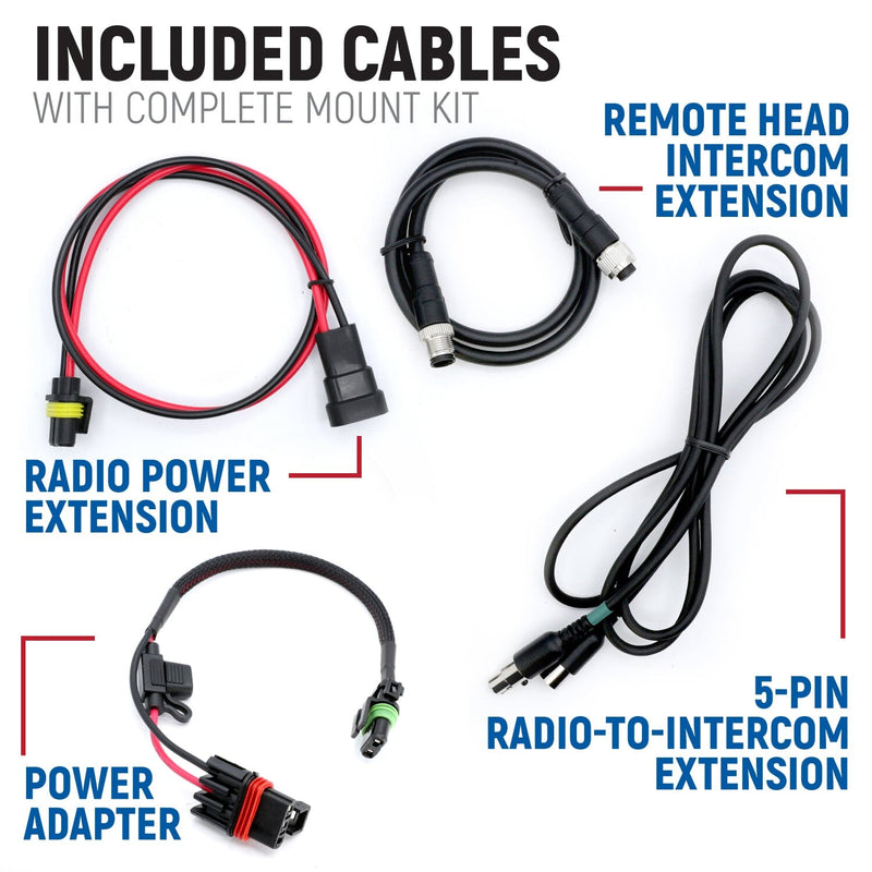 Load image into Gallery viewer, Rugged Radios Polaris Xpedition - Radio and Remote Head Intercom Mount Kit
