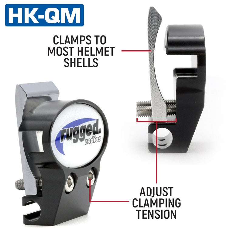 Load image into Gallery viewer, Rugged Radios Quick Mount for Helmet Kit Wiring Installation
