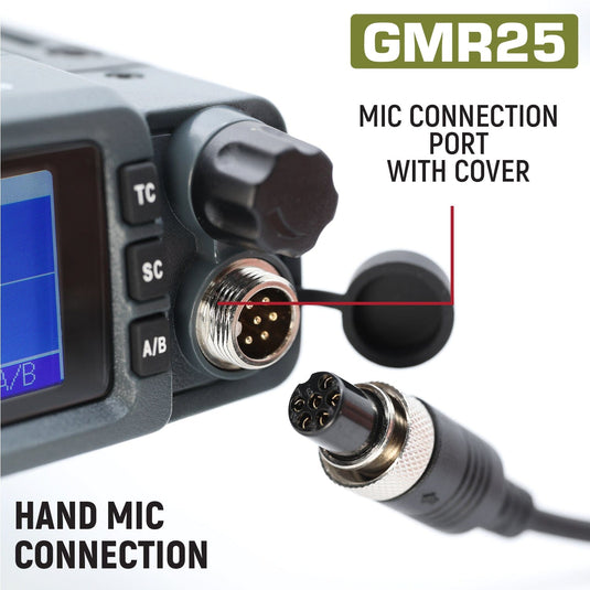 Rugged Radios Radio Kit - GMR25 Waterproof GMRS Band Mobile Radio with Antenna