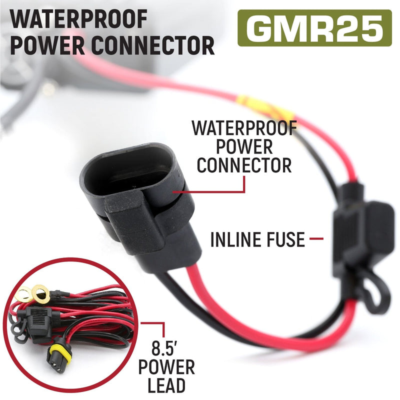 Load image into Gallery viewer, Rugged Radios Radio Kit Lite - GMR25 Waterproof GMRS Mobile Radio with Stealth Antenna
