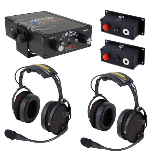 Rugged Radios Fire Safety Industrial Dual Radio Intercom 2 Place Kit with RRP800