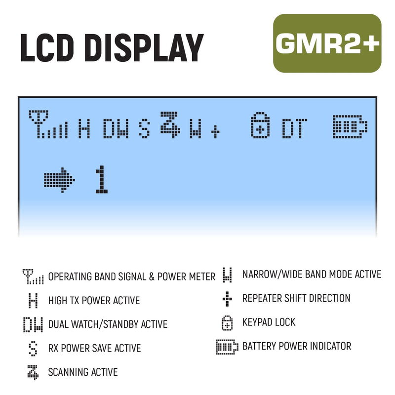 Load image into Gallery viewer, Rugged Radios Rugged GMR2 PLUS GMRS and FRS Two Way Handheld Radio
