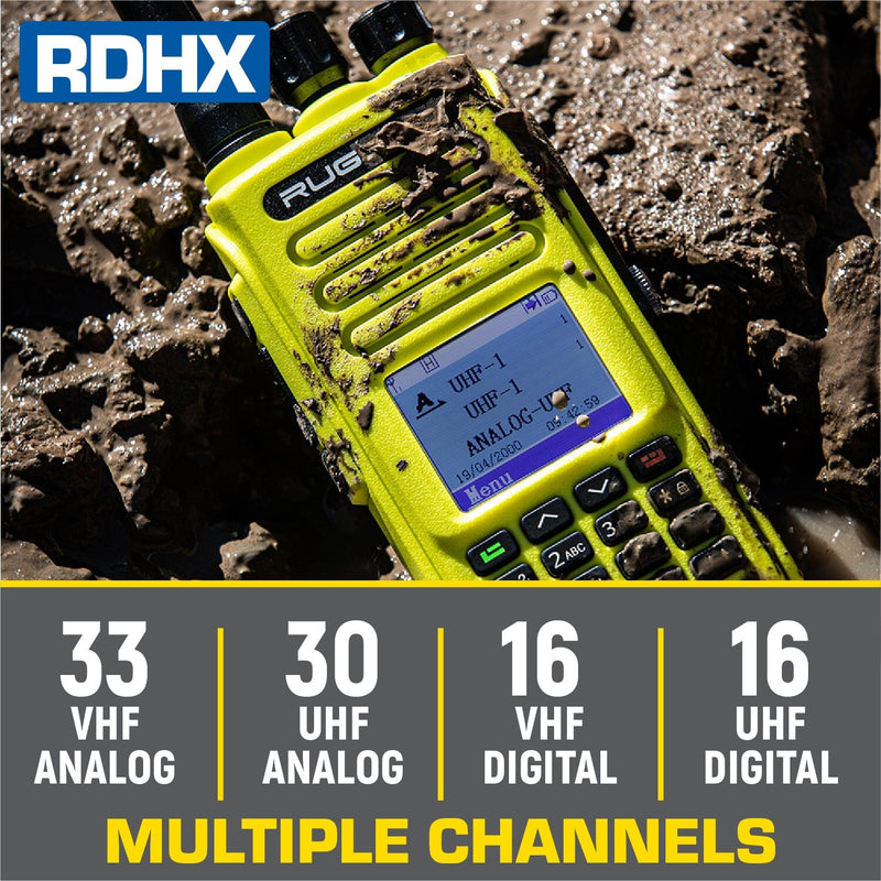 Load image into Gallery viewer, Rugged Radios Rugged RDH-X Waterproof Business Band Handheld - Digital and Analog

