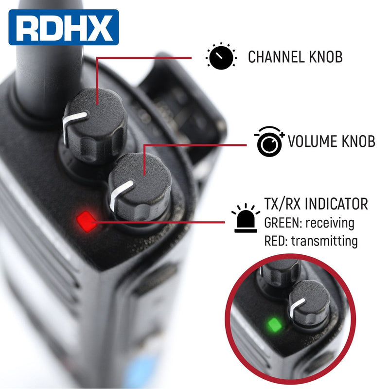 Load image into Gallery viewer, Rugged Radios Rugged RDH-X Waterproof Business Band Handheld - Digital and Analog
