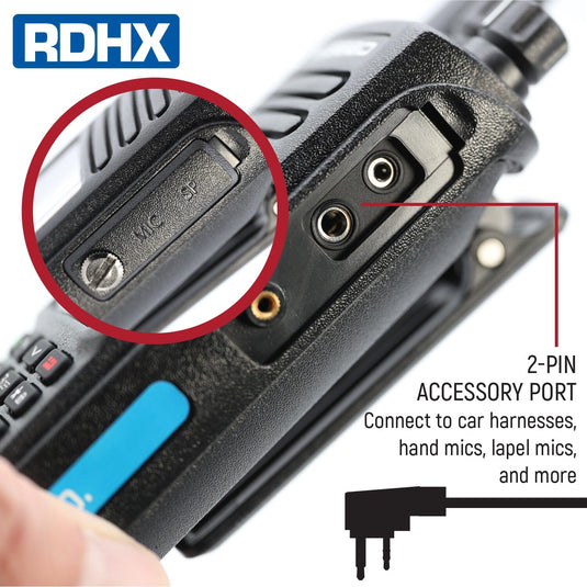 Rugged Radios Rugged RDH-X Waterproof Business Band Handheld - Digital and Analog