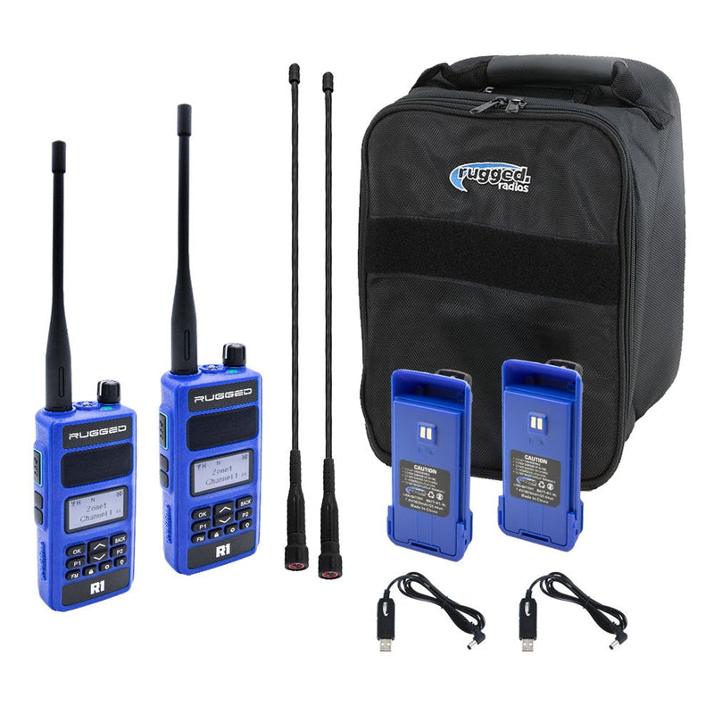 Load image into Gallery viewer, Rugged Radios Ready Pack - With Rugged R1 Handheld Radios - Digital and Analog Business Band
