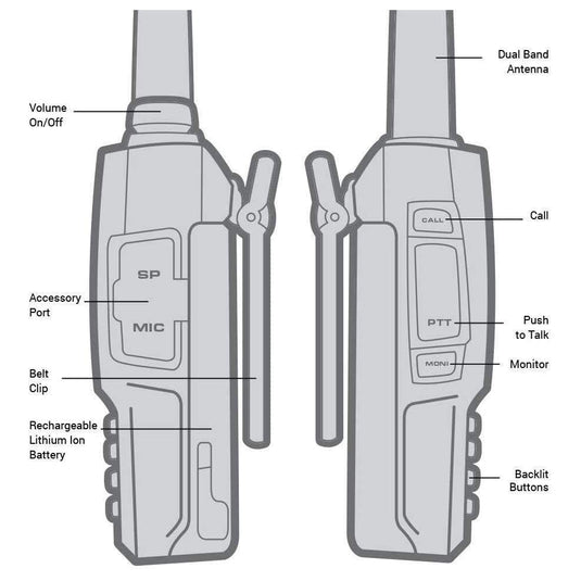Rugged Radios Rugged V3 Handheld - Business Radio 2-Pack
