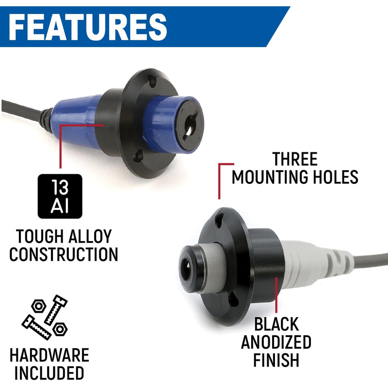 Load image into Gallery viewer, Rugged Radios Single Headset / Helmet Jack Flush Mount
