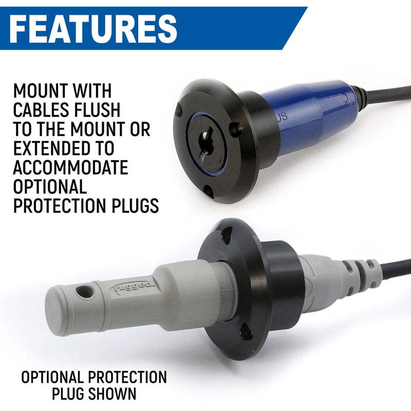 Load image into Gallery viewer, Rugged Radios Single Headset / Helmet Jack Flush Mount
