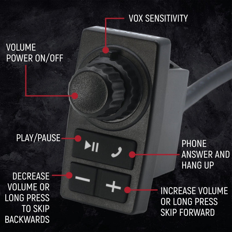 Load image into Gallery viewer, Rugged Radios STX STEREO Remote Head Complete Master Communication Kit with Intercom and 2-Way Radio
