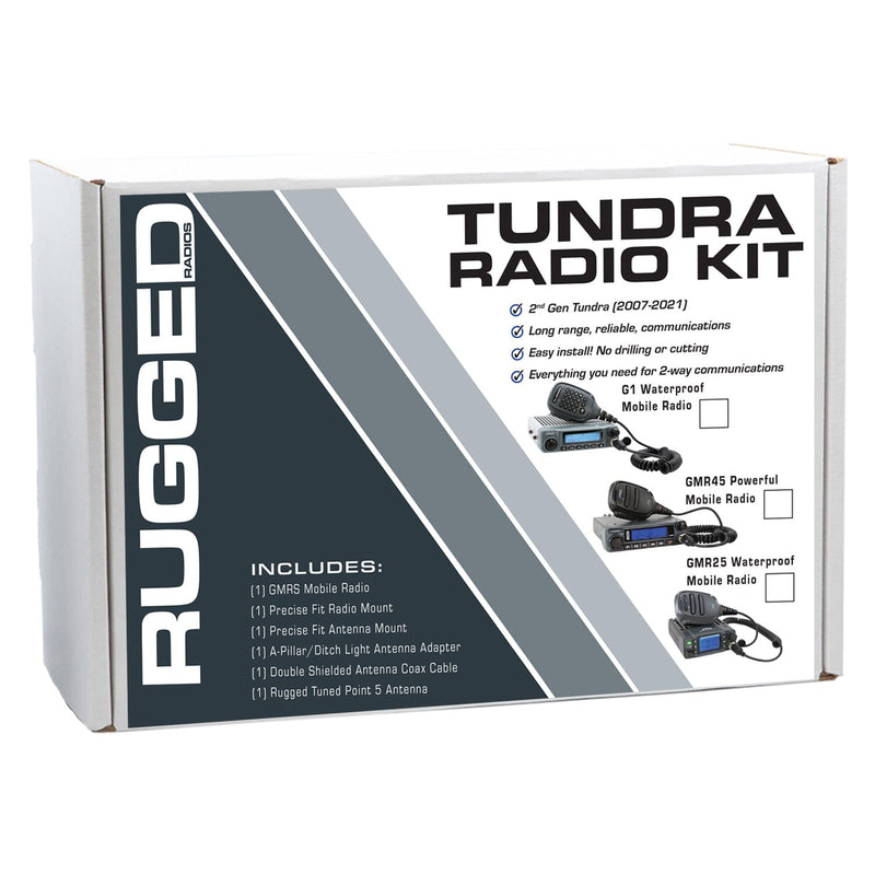 Load image into Gallery viewer, Rugged Radios Toyota Tundra Two-Way GMRS Mobile Radio Kit
