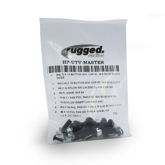 Rugged Radios UTV Kit Replacement Hardware Pack
