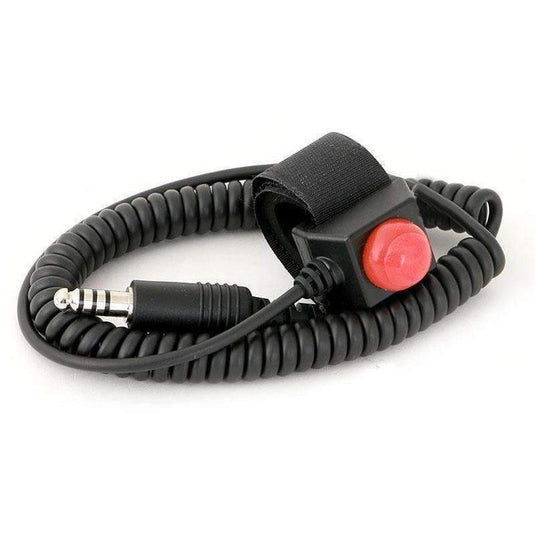 Rugged Radios Velcro Mount Steering Wheel Push to Talk (PTT) with Quick Disconnect for Intercoms