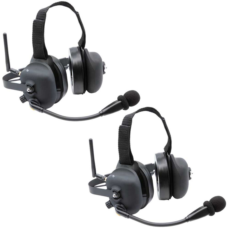 Load image into Gallery viewer, Rugged Radios Wireless Double Talk Dual Headset Intercom System (Hands Free)
