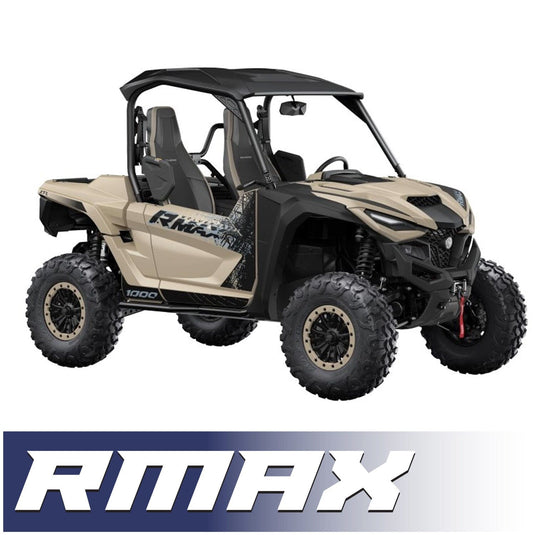 Rugged Radios Yamaha RMAX Complete Communication Kit with Rocker Switch Bluetooth Intercom and 2-Way Radio