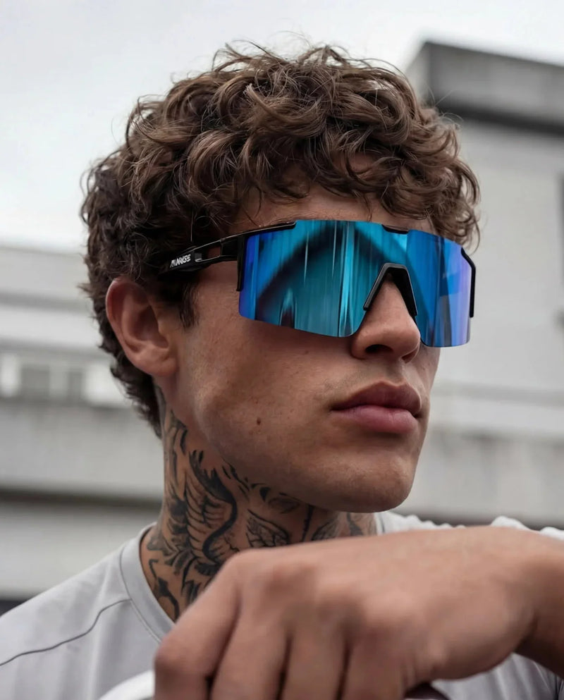 Load image into Gallery viewer, Ice Blue Polarized Running Sunglasses - UV400 for Men &amp; Women | X365
