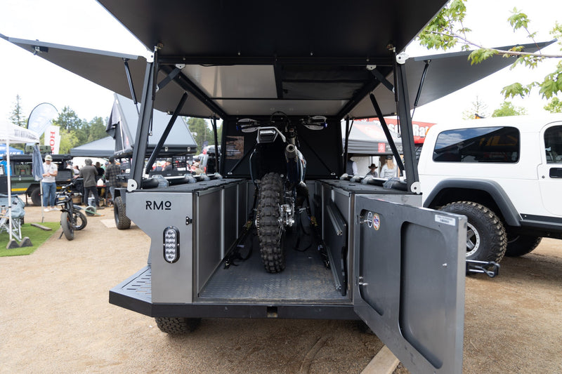 Load image into Gallery viewer, Rustic Mountain Overland Anzac GFC Moto Hauler - Driver Side Utility Module Package
