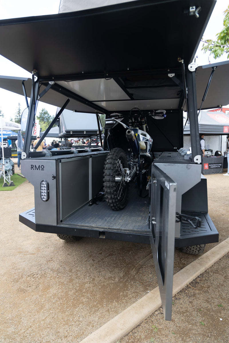 Load image into Gallery viewer, Rustic Mountain Overland Anzac GFC Moto Hauler - Driver Side Utility Module Package
