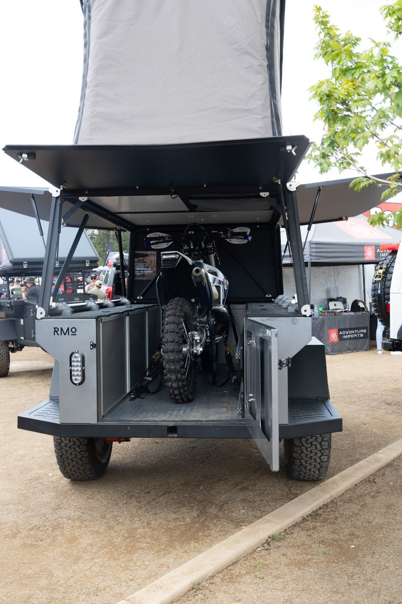 Load image into Gallery viewer, Rustic Mountain Overland Anzac GFC Moto Hauler - Passenger Side Utility Module Package
