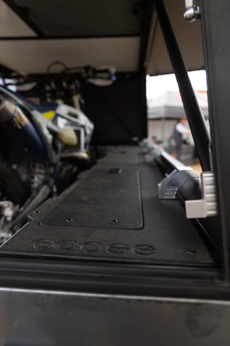 Load image into Gallery viewer, Rustic Mountain Overland Anzac GFC Moto Hauler - Passenger Side Utility Module Package
