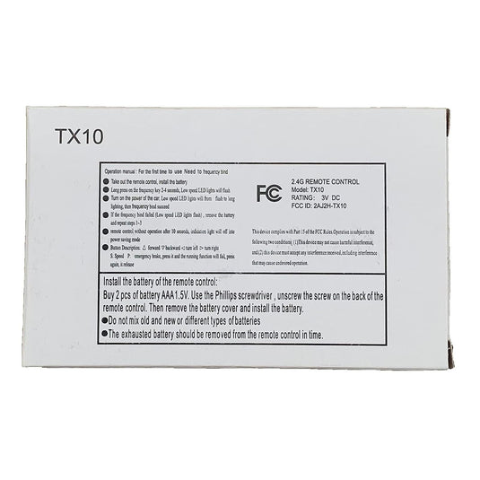 12V Kids Ride-On Car with Four-Sided Socket, 2.4G Bluetooth Remote Control, FCC and CE Certified