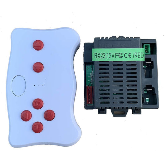 12V Kids Ride-On Car with One-Sided Socket and 2.4G Bluetooth Remote Control