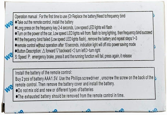 12V Kids Electric Ride-On Car with 2.4G Bluetooth Remote Control and Receiver