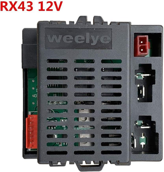 12V Kids Ride-On Car Remote Control and Receiver Replacement Kit for RX43 and RX23 Models