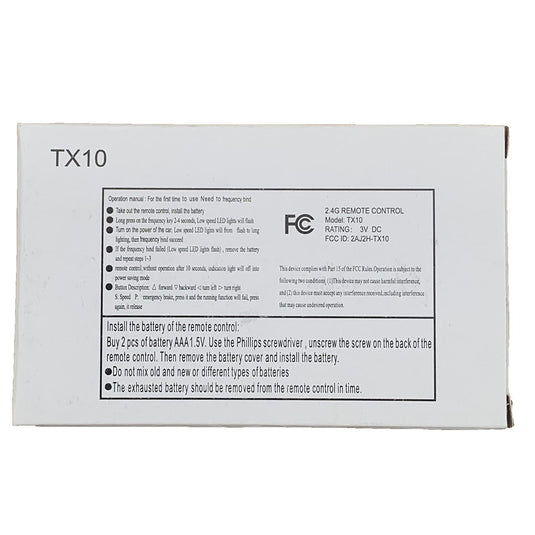 12V Kids Powered Ride-On Car with 2.4G Bluetooth Remote Control and Rechargeable Battery