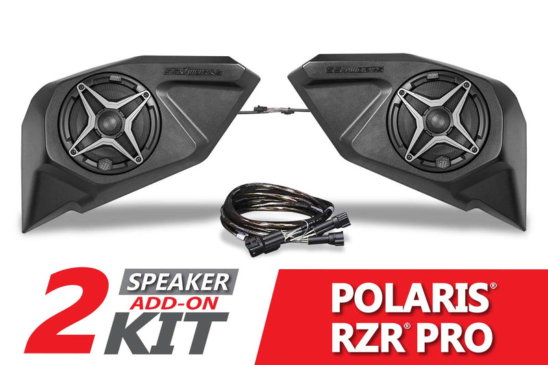 Load image into Gallery viewer, 2020-2024 Polaris RZR Pro Rear-Door 6.5in Add-On Speaker-Pods
