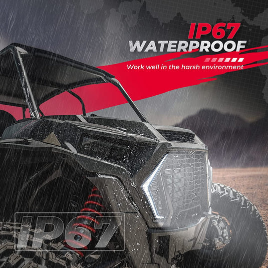 RGB Turn Signal Lights Fit Polaris RZR XP 1000 Turbo (2019-2023)