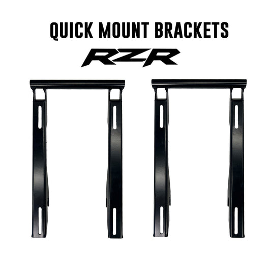 RZR PRO (Turbo R, Pro R, Pro) 2 and 4 Seater Suspension "Weekender" Series Pair of Front Bucket Seats W/ Quick Mount Bracket (2020-2025)