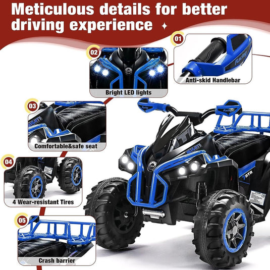 Electric Ride-On Quad Bike for Kids 3-7 Years Old - Perfect Gift for Children