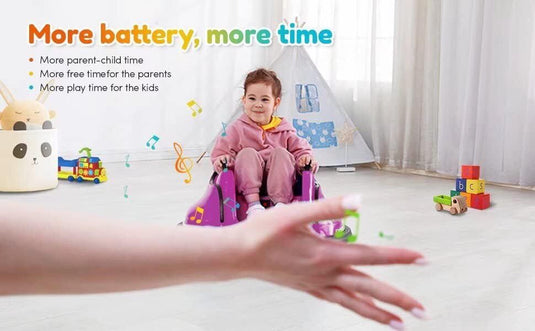 Electric Bumper Car Ride-On Toy for Kids 1.5-6 Years Old - 66lbs Weight Capacity