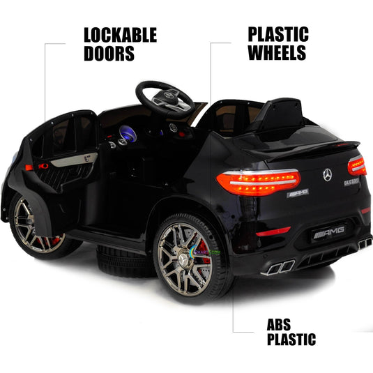 12V One-Seater Ride-On Car with Remote Control and MP3 – Licensed Mercedes-Benz, Multiple Colors