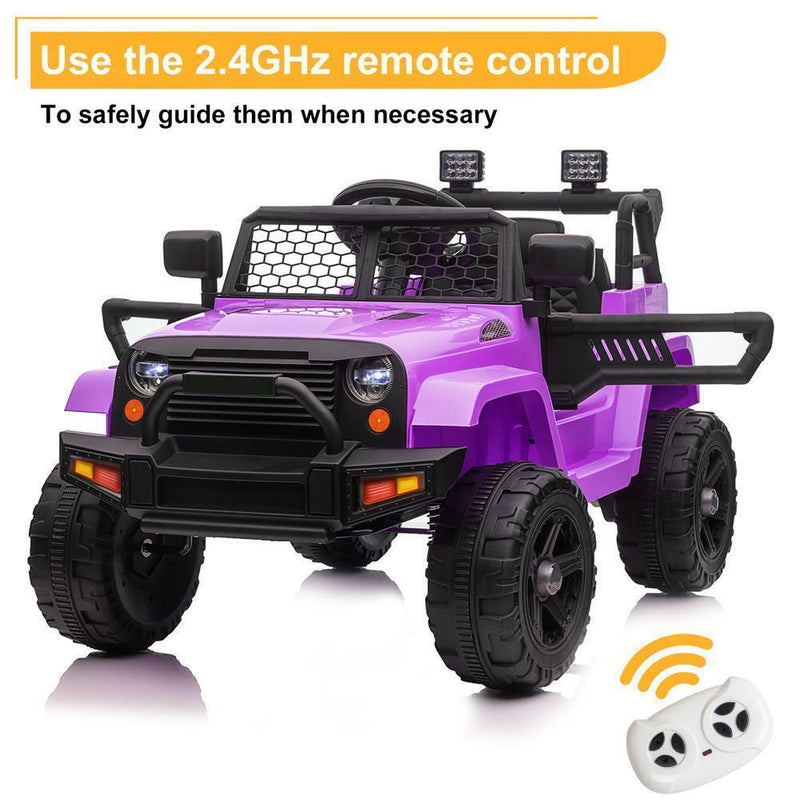 Load image into Gallery viewer, Electric Ride-On Car for Kids with Remote Control - Purple

