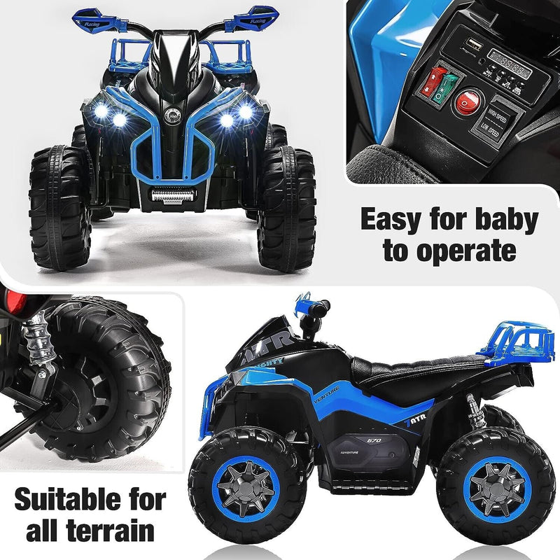 Load image into Gallery viewer, Electric Ride-On Quad Bike for Kids 3-7 Years Old - Perfect Gift for Children
