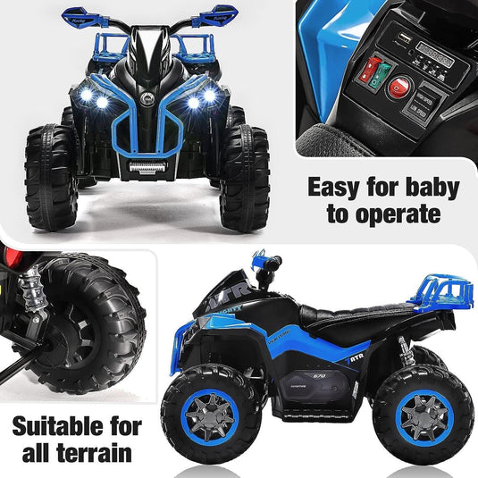 Electric Ride-On Quad Bike for Kids 3-7 Years Old - Perfect Gift for Children
