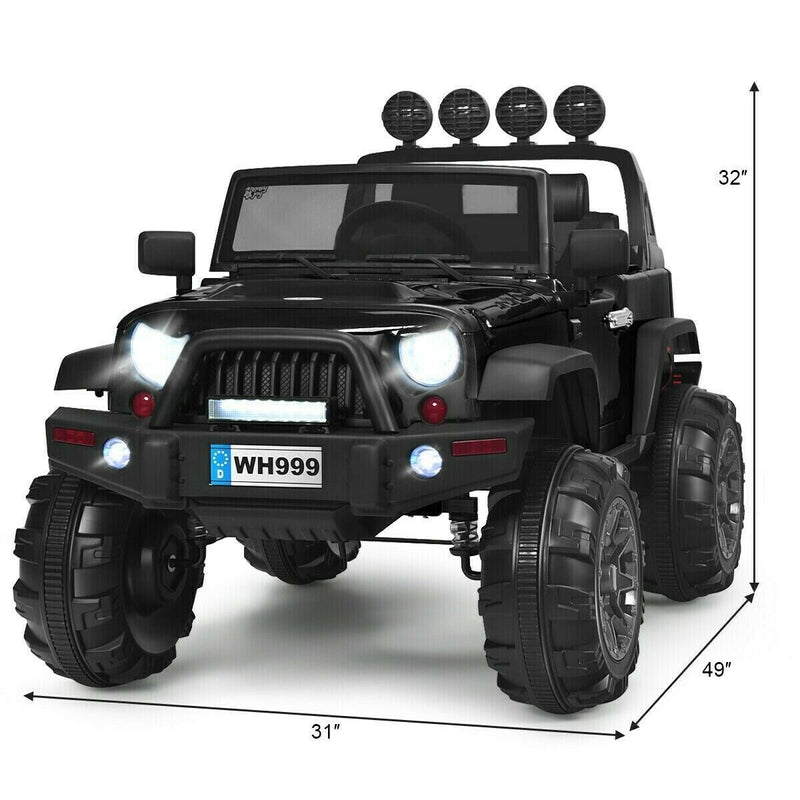 Load image into Gallery viewer, 12V Children&#39;s Ride-On Toy Truck with Spring Suspension System
