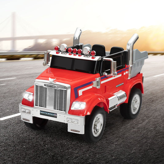 12V Kids Electric Ride On Toy Truck with Music and Remote Control