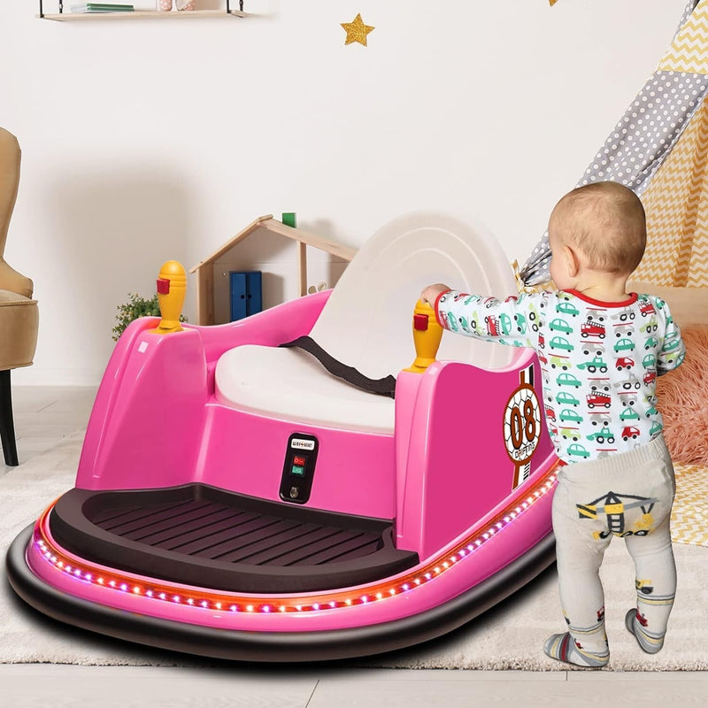 Load image into Gallery viewer, 12V Electric Kids Ride-On Bumper Car with Remote Control and 360° Spin for Toddlers
