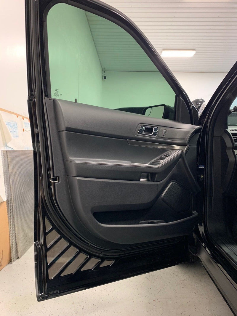 Load image into Gallery viewer, Reflective Safety FRONT Door Inserts for 2011-2019 Ford Explorer (x2)
