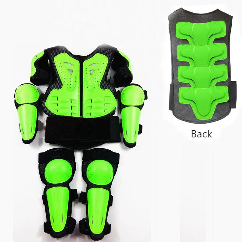 Load image into Gallery viewer, Kids Motocross Body Armor Back Protector Ride-On Horse Toy for Ages 4-15 Years
