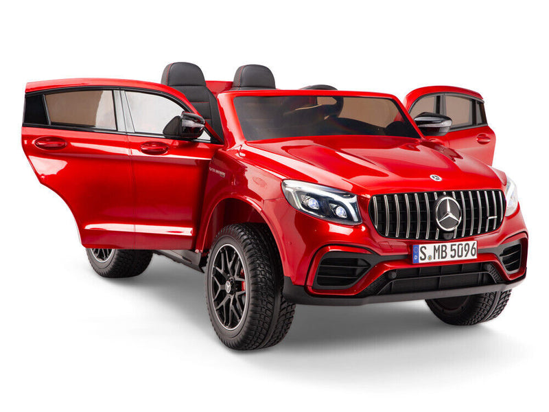Load image into Gallery viewer, 12V Power Mercedes GLC63S 2 SEAT Children&#39;s Electric Ride-on Car with Wheels
